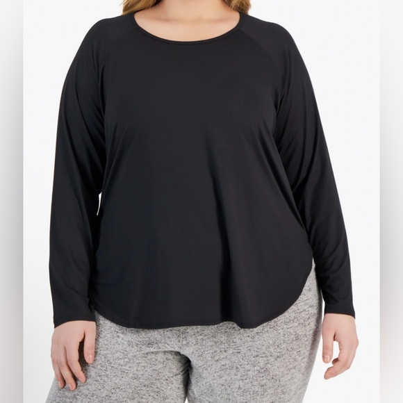 Ideology Tops - Women's Black Long Sleeve Tee